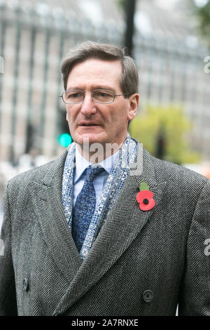 Londra, Regno Unito. 4 Novembre 2019.ex procuratore generale e Pro rimanere membro del Parlamento per Beaconsfield, Dominic Grieve visto in Westminster. amer ghazzal /Alamy live News Foto Stock