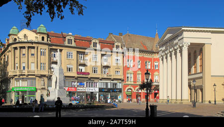 La Serbia, Vojvodina, Subotica, Trg Slobode, Piazza della Libertà, Foto Stock