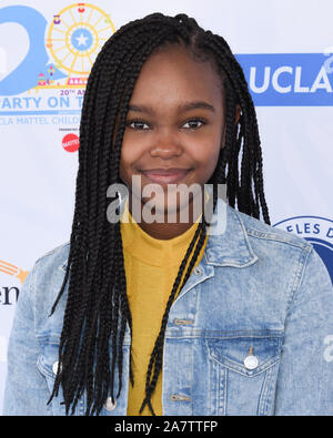 3 novembre 2019, Santa Monica, California, USA: 3 novembre 2019 - Santa Monica, California - Lidya Jewett. 20esima festa annuale dell'UCLA Mattel Children's Hospital sul Molo che si tiene al Molo di Santa Monica. Credito fotografico: Billy Bennight/AdMedia Foto Stock