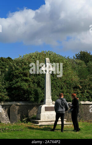 Spike Island cimitero,Cobh, nella contea di Cork, Irlanda Foto Stock