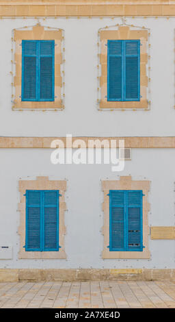 Una tipica vista in Larnaca a Cipro Foto Stock