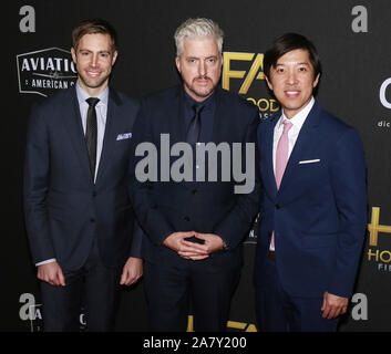 Beverly Hills, California - 03 Nov 2019: Jonathan Eirich, Anthony McCarten e Dan Lin partecipare alla XXIII edizione Hollywood Film Awards presso il Beverly Hi Foto Stock