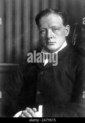 Winston Churchill Foto Stock