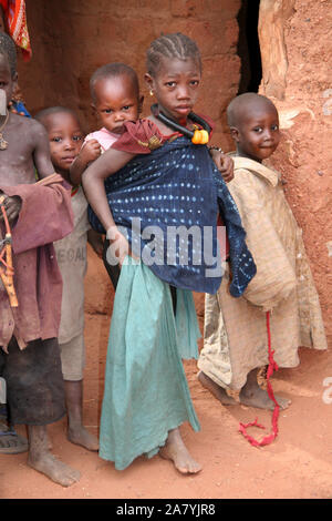 Paese Dogon : villaggio di Aouguine Foto Stock