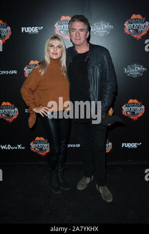 Arrivando per la Shocktober Fest premere la notte, VIP notte di Halloween per spaventare il parco attrazione a Tulley's Farm Crawley. 04.10.19 con: Shane Richie dove: Londra, Regno Unito quando: 05 Ott 2019 Credit: WENN.com Foto Stock