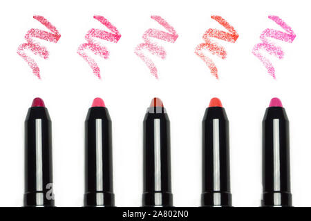Il rossetto lucidalabbra Foto Stock