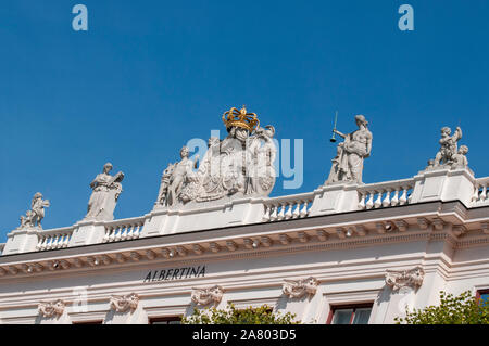 Albertina è un museo nella Innere Stadt (primo distretto) di Vienna, Austria. Foto Stock