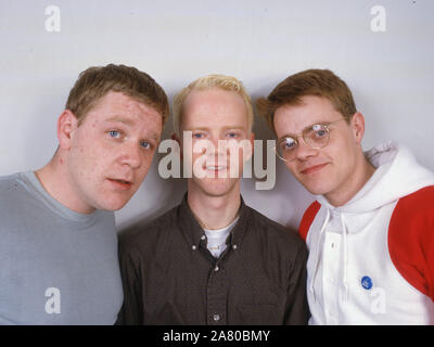 Bronski Beat,da sinistra John Foster,Jimmy Somerville, Larry Steinbachek Foto Stock
