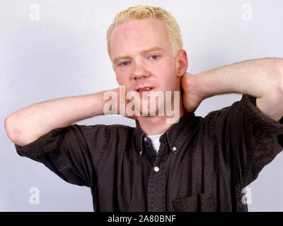 Bronski Beat,da sinistra John Foster,Jimmy Somerville, Larry Steinbachek Foto Stock