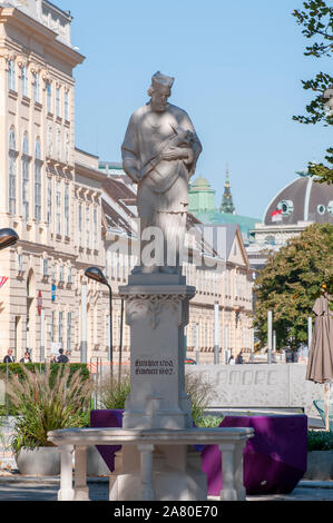 Statua di Museumsplatz, Vienna, Austria Foto Stock