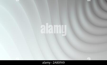 Grigio chiaro onde lisce pattern. Colore grigio. Abstract background. Foto Stock