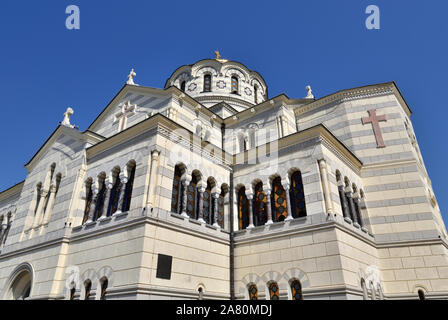 La Cattedrale di Vladimir nella chiesa ortodossa di Chersonesos, Crimea Foto Stock