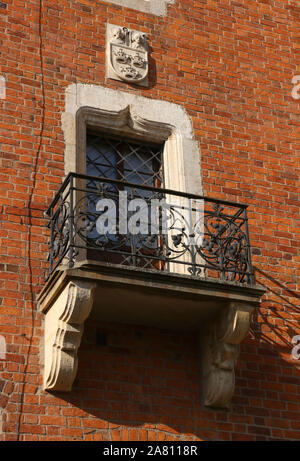 Cracovia. Cracovia. La Polonia. Wawel. Il castello reale sul colle di Wawel. Foto Stock