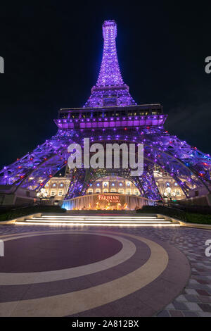 Vista su Macao, un hotel di lusso e resort con casinò Foto Stock