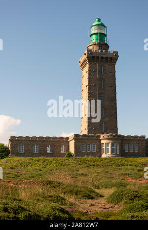 Cap Frehel, Bretagne, Phare du Cap Frehel, 1946-1950 erbaut Foto Stock