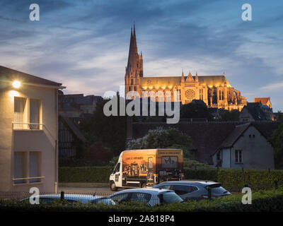 L'Europa, Francia, Chartres, Cattedrale Foto Stock