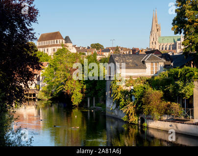 L'Europa, Francia, Chartres, Cattedrale Foto Stock