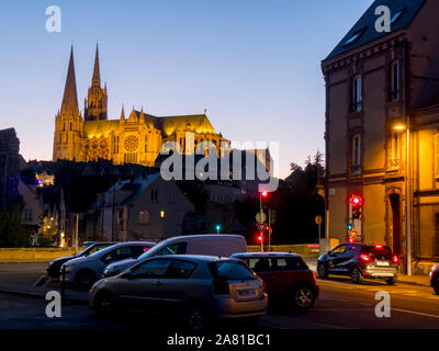 L'Europa, Francia, Chartres, Cattedrale Foto Stock