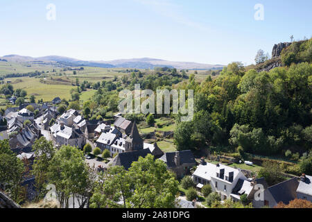 Village de Appchon 15400 , Cantal, Auvergne, Francia Foto Stock
