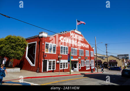 Monterey Canning Company, Cannery Row, Monterey, California, Stati Uniti d'America. Foto Stock