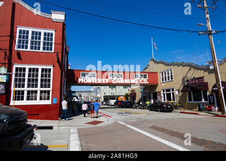 Monterey Canning Company, Cannery Row, Monterey, California, Stati Uniti d'America. Foto Stock