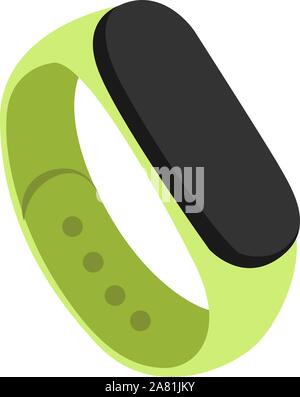 Orologio digitale, illustrazione vettore su sfondo bianco. Illustrazione Vettoriale