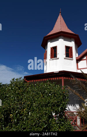 El Pedral lodge, vicino a Puerto Madryn , Chubut Provincia, Patagonia, Argentina. Santuario del pinguino globale della società. Esterno Foto Stock