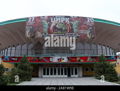 Stato del Kirghizistan Circus edificio a Bishkek Foto Stock