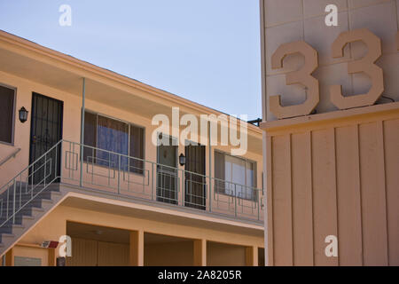 Unità a un telecomando motel. Foto Stock