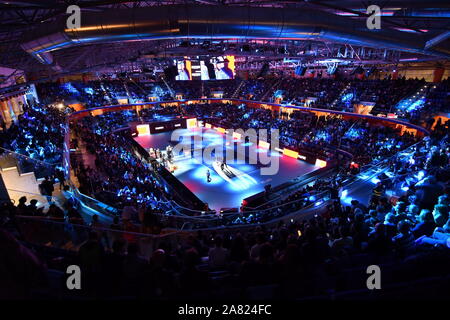 Milano, Italia, 05 Nov 2019, Allianz cloud milano durante il Next Gen di ATP Finals - Torneo round - Francesca Tiafoe vs J. peccatore - Tennis intenzionali - Credito: LPS/Alessio Tarpini/Alamy Live News Foto Stock