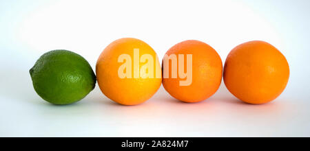 Lime e arance - dispari uno Foto Stock