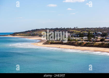 Christies Beach foreshore sulla luminosa giornata di sole in Adelaide Australia del Sud il 9 ottobre 2019 Foto Stock