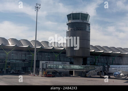 Aeropuerto de Madrid Barajas Adolfo Su‡rez nei pressi di Madrid in Spagna. Foto Stock