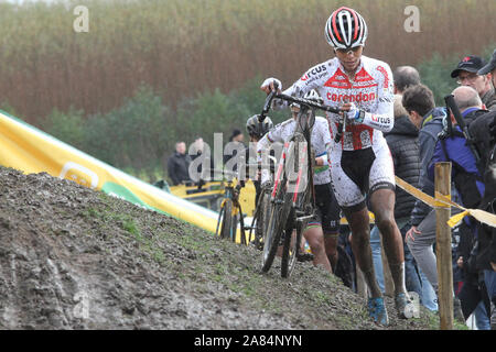 3 novembre 2019 Ruddervoorde, Belgio ciclocross Superprestige Ruddervoorde Ceylin Alvarado Foto Stock