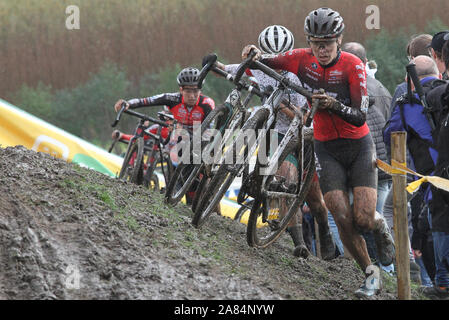 3 novembre 2019 Ruddervoorde, Belgio ciclocross Superprestige Ruddervoorde Yara Kastelijn Foto Stock