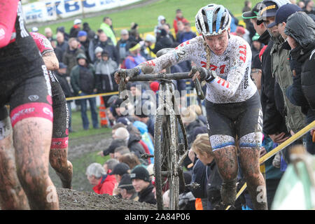 3 novembre 2019 Ruddervoorde, Belgio ciclocross Superprestige Ruddervoorde Annemarie peggiore Foto Stock