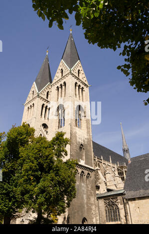 Dom Halberstadt, Sachsen-Anhalt, Deutschland, Europa Foto Stock