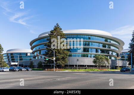 Apple di Central & Wolfe Campus (AC3), Sunnyvale, California Foto Stock