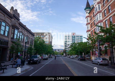 Downtown Boise Idaho Foto Stock