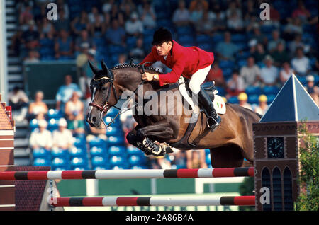 Giochi equestri mondiali, l'Aia, 1994, Gianni Govani (ITA) Eilleen equitazione Foto Stock