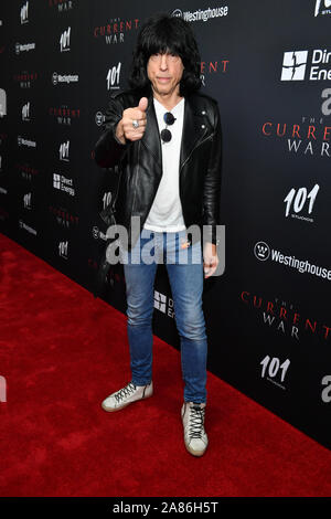 Marky Ramone - "L'attuale guerra' premiere del film, arrivi, AMC Lincoln Square 13, New York, Stati Uniti d'America - 21 Ott 2019 Foto Stock