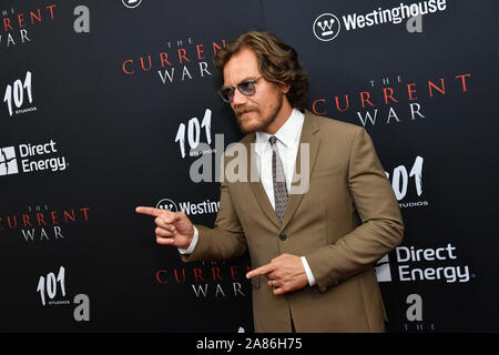 Michael Shannon - "L'attuale guerra' premiere del film, arrivi, AMC Lincoln Square 13, New York, Stati Uniti d'America - 21 Ott 2019 Foto Stock