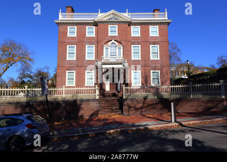 John Brown House Museum, 52 Power Street, Providence, Rhode Island Foto Stock