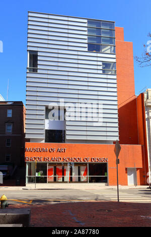 Museo RISD Chace edificio del centro di Providence, Rhode Island Foto Stock