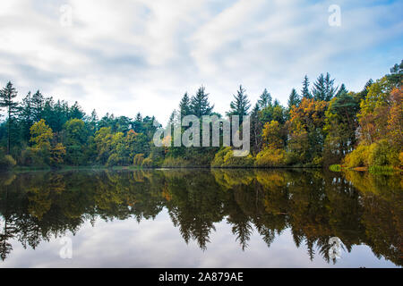 Il segreto del piccolo lago in aurich Foto Stock