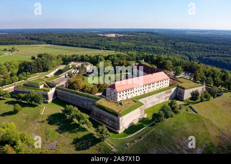 Wulzburg, vicino a Weissenburg, Altmuehltal riserva naturale, Media Franconia, Franconia, Baviera, Germania Foto Stock