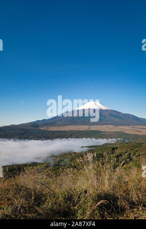 Mt. Fuji sopra un mare di nubi Foto Stock