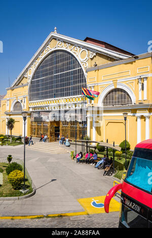 Il Terminal degli Autobus o terminale Bus de La Paz è il bus dalla stazione centrale di La Paz in Bolivia Foto Stock