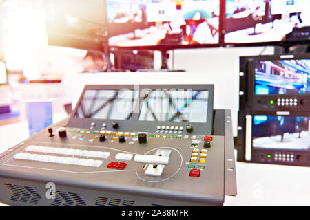 Vision Mixer LED processore video Foto Stock