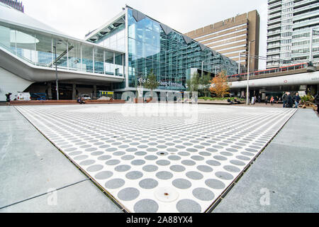 Den Haag, Paesi Bassi. 07 Nov, 2019. DEN HAAG, 07-11-2019, la stazione ferroviaria centrale di La Hague CS. Credito: Pro scatti/Alamy Live News Foto Stock